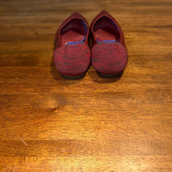 Rothy's The Point Cabernet Herringbone Flat Shoes - Picture 5 of 7